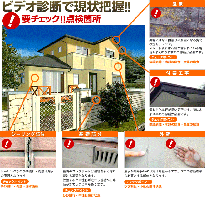 ビデオ診断で現状把握